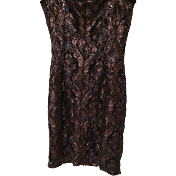 NWT Alberto Makali Sequin Halterneck Mini Dress. Size Small - Picture 7 of 11